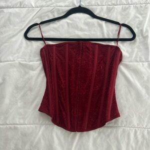 Red Corset top 🍒